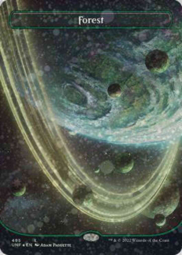 Forest [495] [Borderless] [Orbital] [Unfinity] [Galaxy Foil]