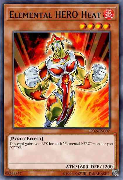 Elemental HERO Heat - LCGX-EN037 - Common - 1st Edition