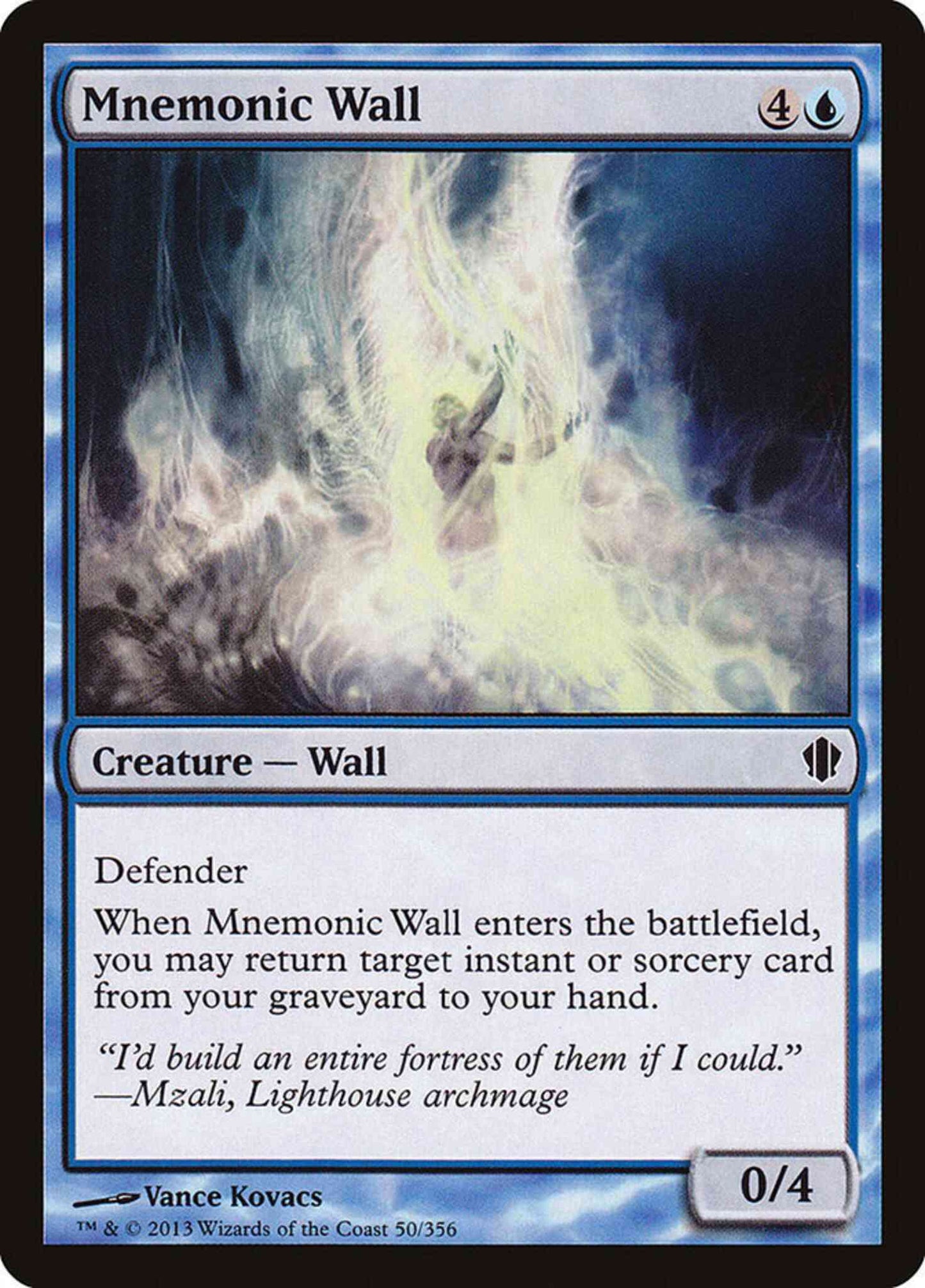 Mnemonic Wall [50] [Commander 2013] [Non-Foil]