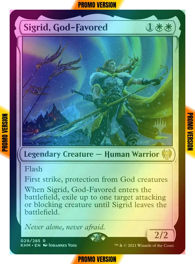 Sigrid, God-Favored [Promo Pack] [29p] [Kaldheim Promos] [Foil]