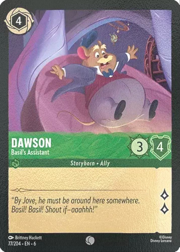 Dawson - Basil's Assistant - 77/204 [Azurite Sea] [Cold Foil]