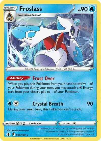 Froslass - 036/198 - Rare Holo [swsh6-036] [Reverse Holo]