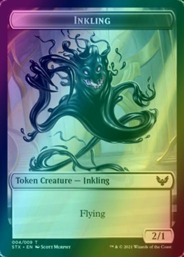 Inkling Token (04) // Spirit Token (06) [Strixhaven School of Mages Tokens] [Foil]