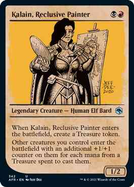 Kalain, Reclusive Painter [342] [Rulebook Showcase] [Adventures in the Forgotten Realms] [Non-Foil]
