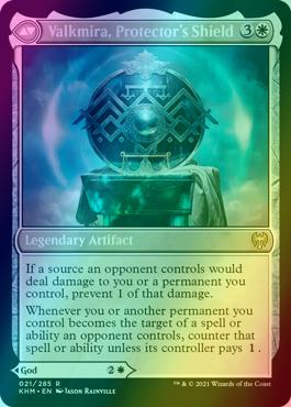 Reidane, God of the Worthy // Valkmira, Protector's Shield [21] [Kaldheim] [Foil]
