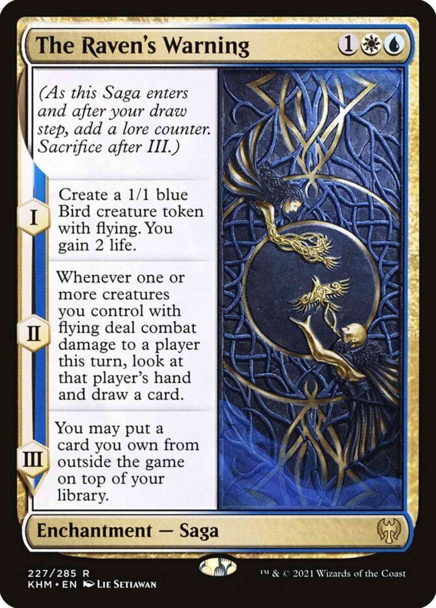 The Raven's Warning [227] [Kaldheim] [Non-Foil]