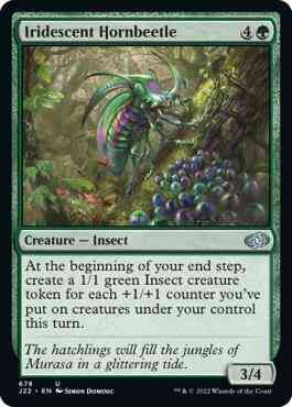 Iridescent Hornbeetle [678] [Jumpstart 2022] [Non-Foil]