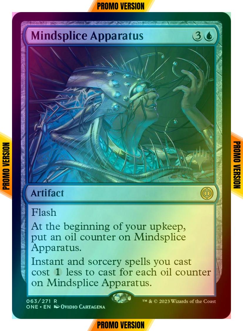 Mindsplice Apparatus [63p] [Promo Pack] [Phyrexia: All Will Be One: Promos] [Foil]