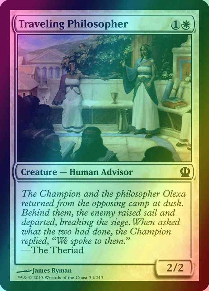 Traveling Philosopher [34] [Theros] [Foil]