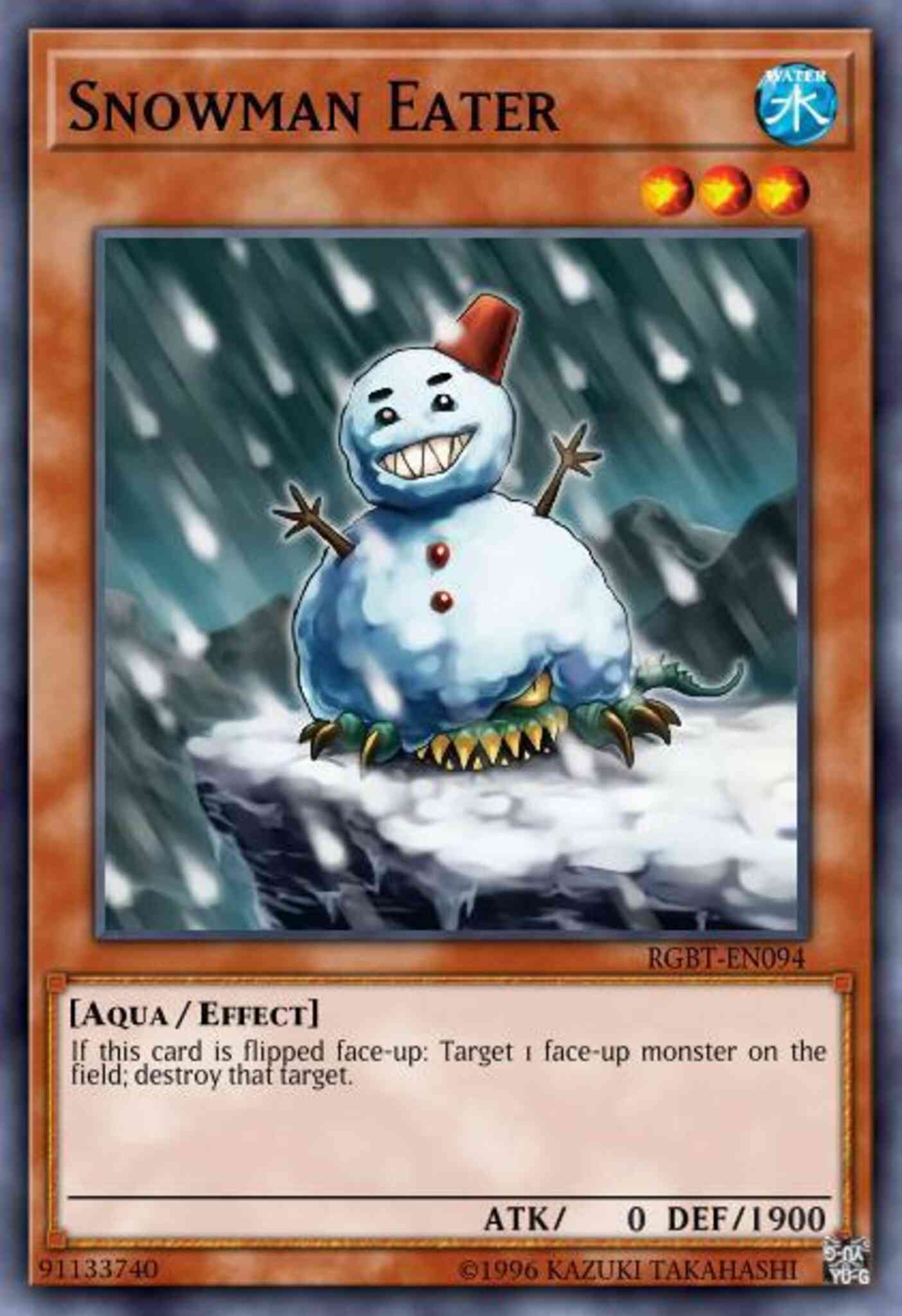 Snowman Eater - BP01-EN064 - Starfoil Rare - 1st Edition
