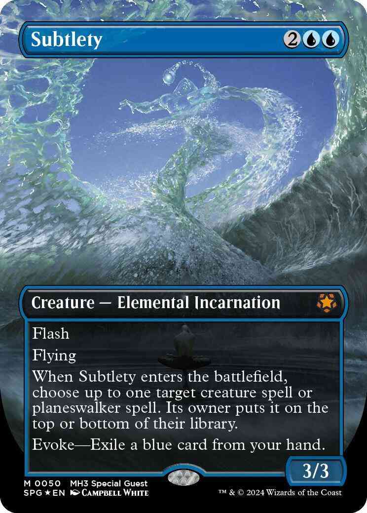 Subtlety [50] [Borderless] [Special Guests] [Textured Foil]