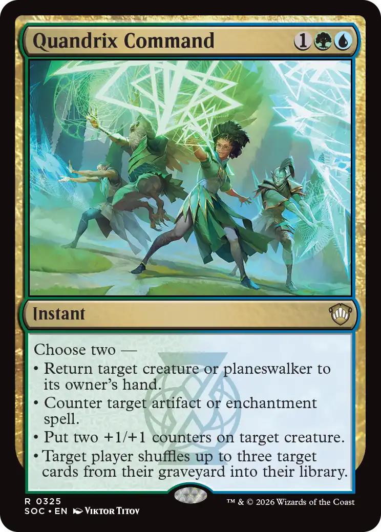 Quandrix Command [325] [Secrets of Strixhaven: Commander] [Non-Foil]
