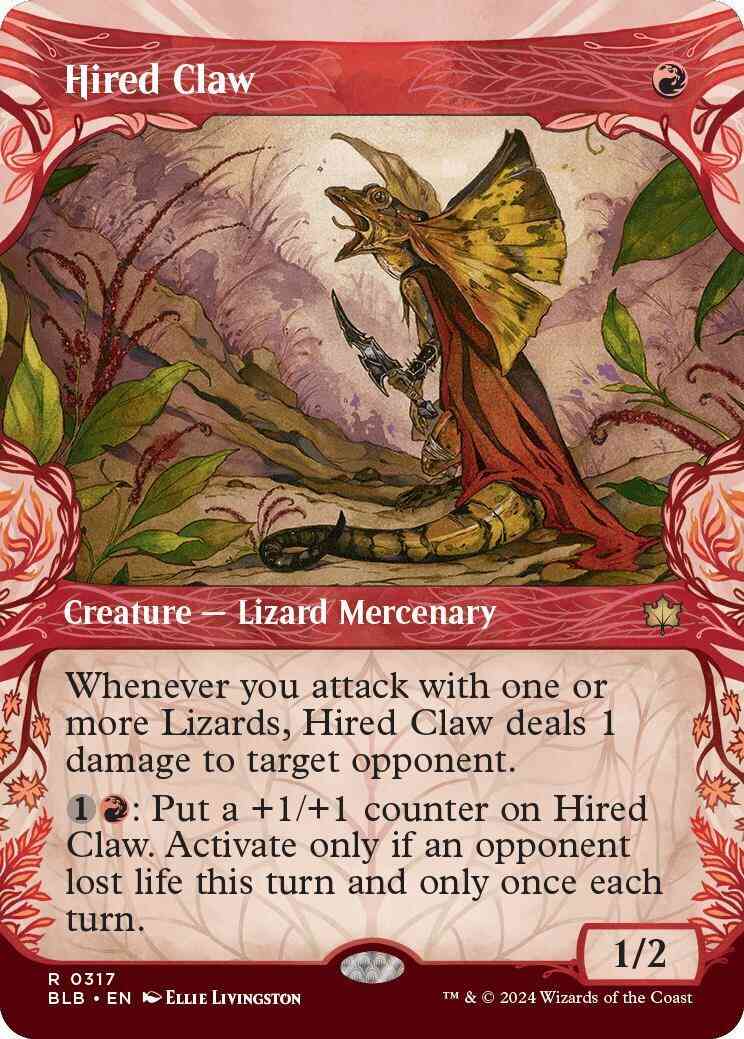 Hired Claw [317] [Woodland Showcase] [Bloomburrow] [Non-Foil]