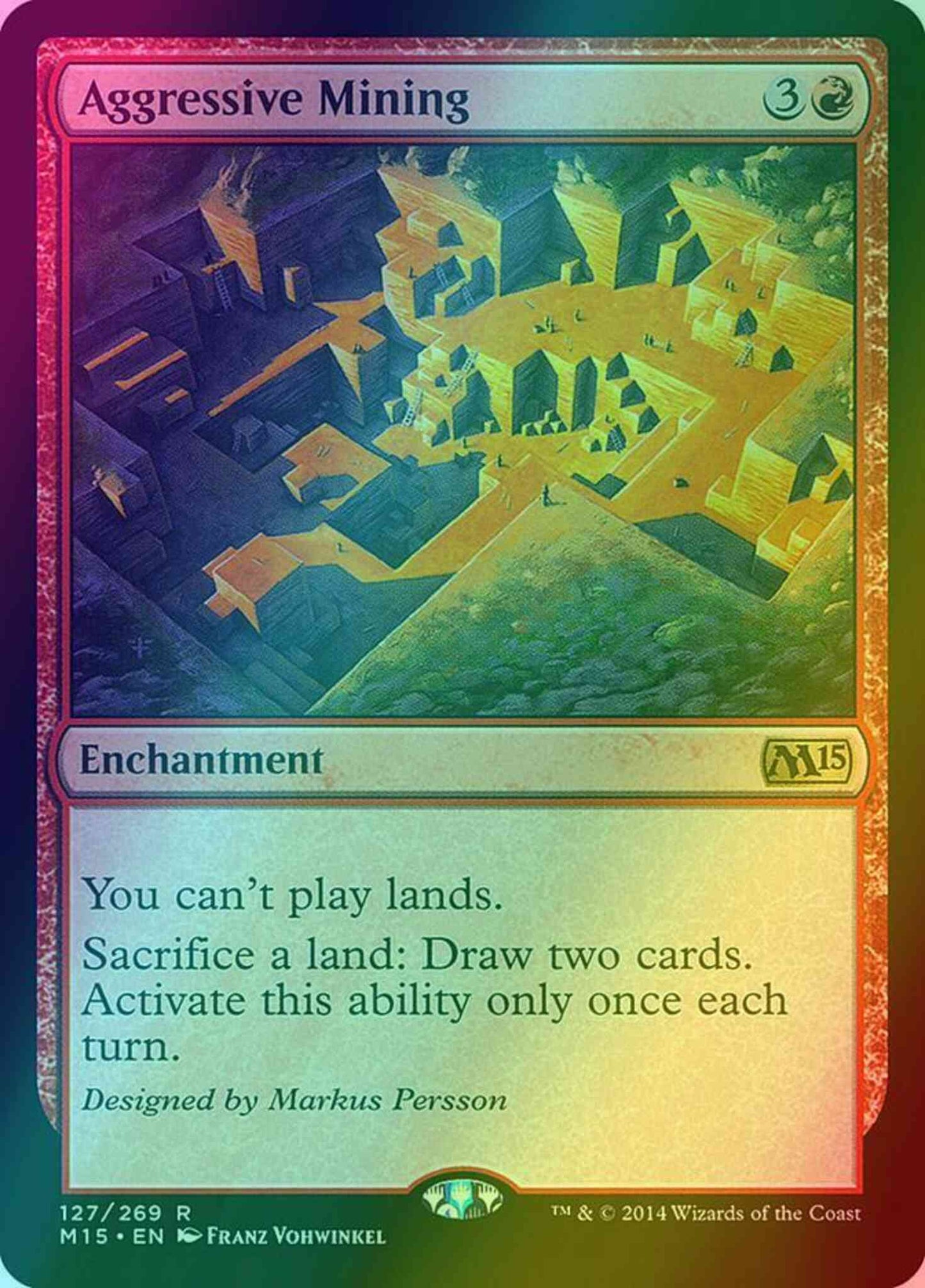 Aggressive Mining [127] [Magic 2015] [Foil]