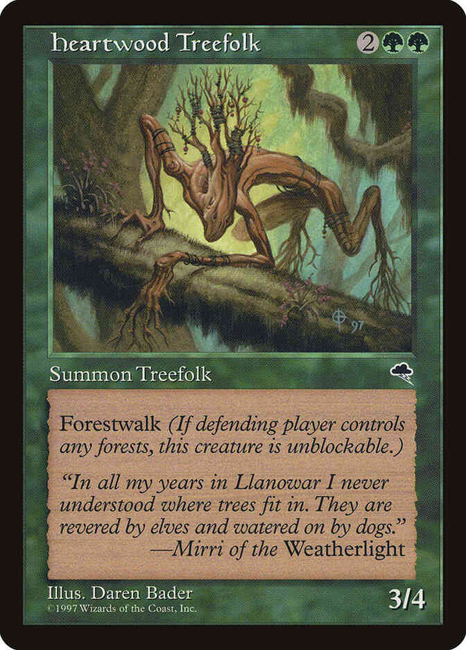 Heartwood Treefolk [233] [Tempest] [Non-Foil]