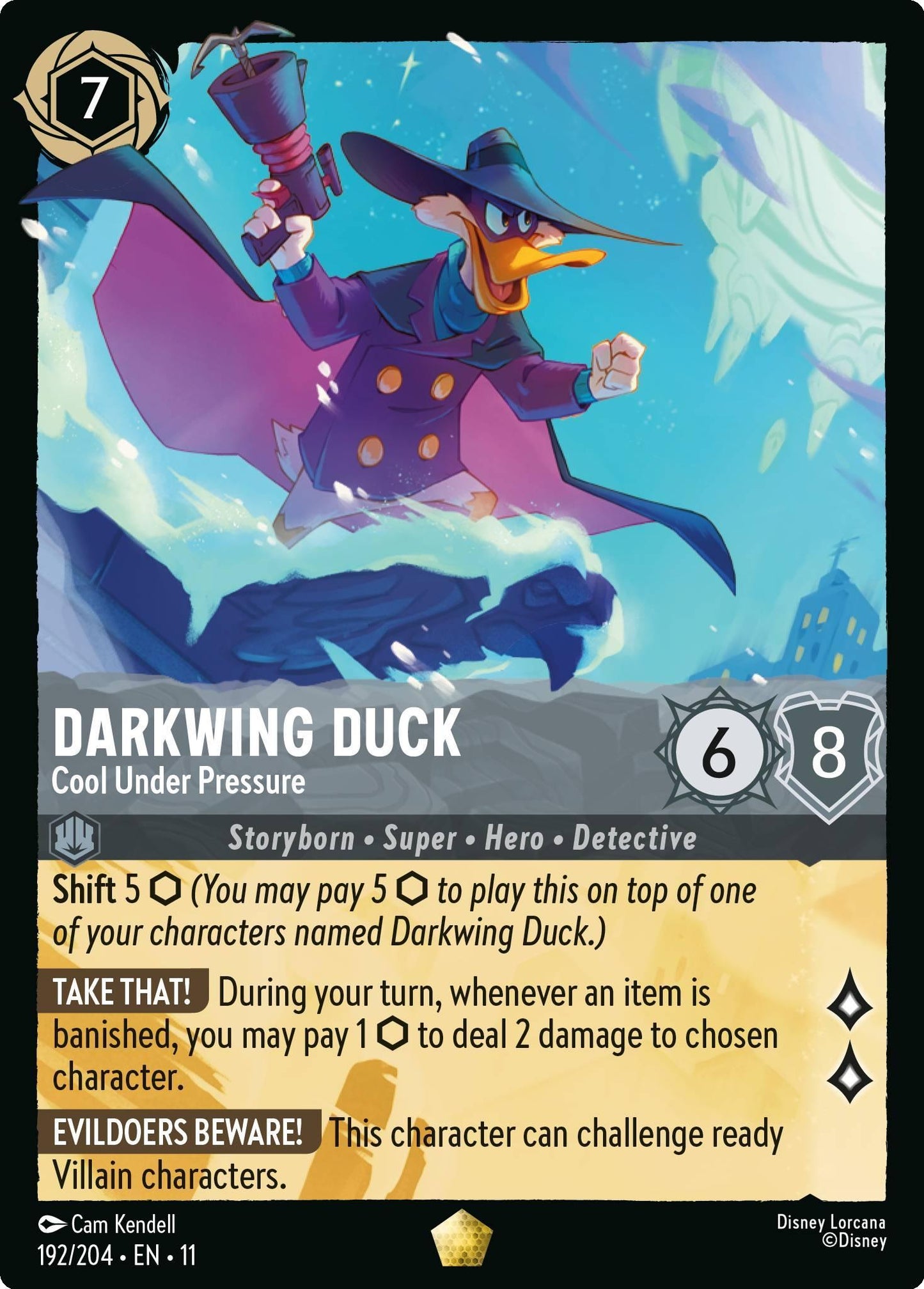 Darkwing Duck - Cool Under Pressure - 192/204 [Winterspell] [Non-Foil]