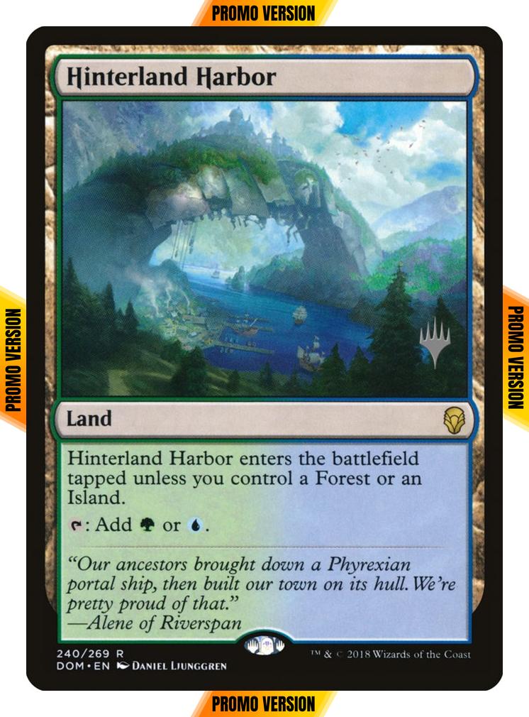 Hinterland Harbor [240p] [Promo Pack] [Dominaria Promos] [Foil]