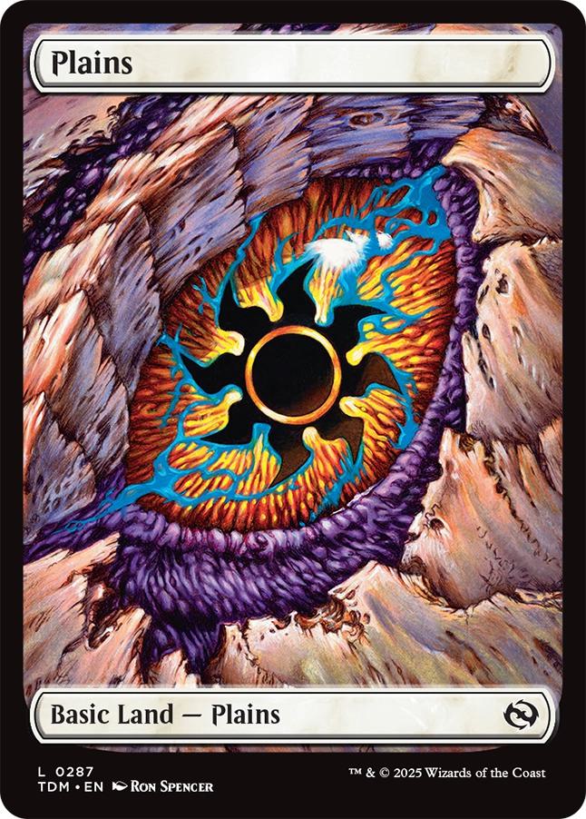 Plains [287] [Full Art] [Dragon's Eye] [Tarkir: Dragonstorm] [Non-Foil]
