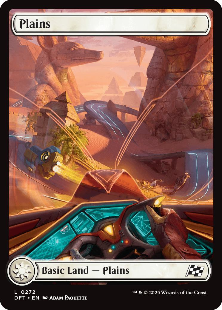 Plains [272] [Full Art] [Driver's Seat] [Aetherdrift] [Non-Foil]