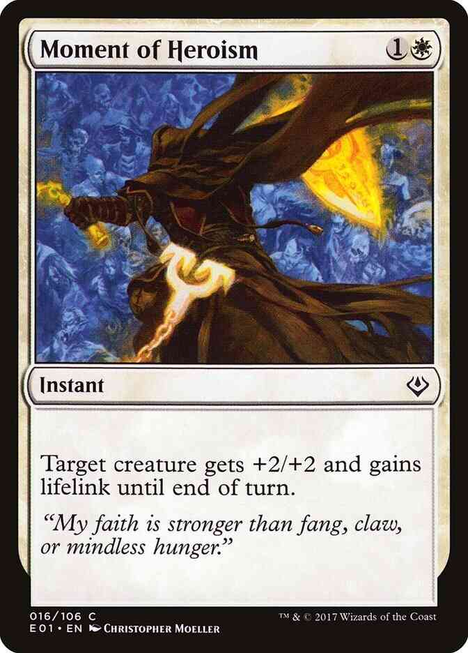 Moment of Heroism [16] [Archenemy: Nicol Bolas] [Non-Foil]