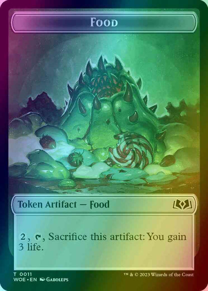 Food Token (11) // Mouse Token (04) [Wilds of Eldraine: Tokens] [Foil]