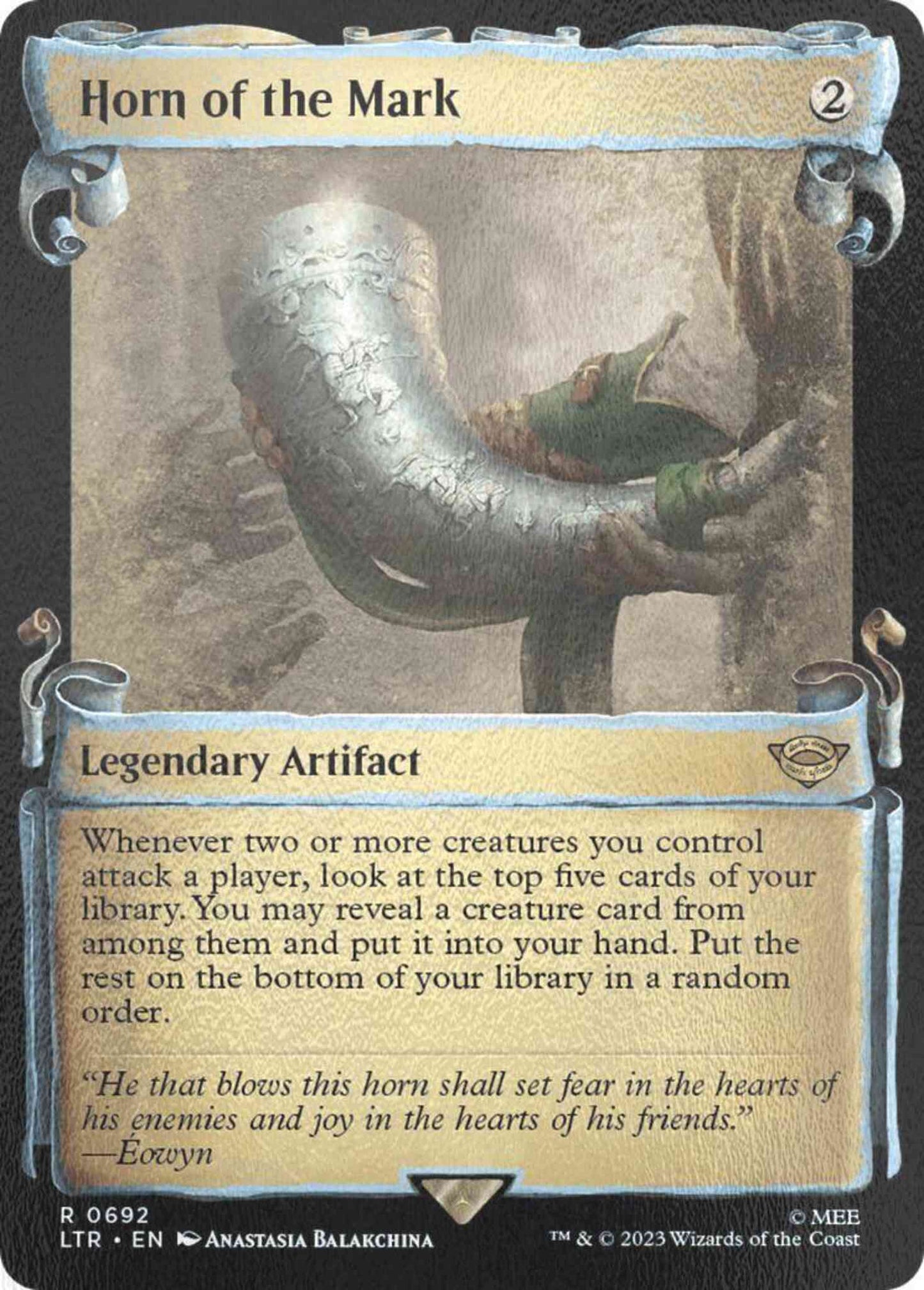 Horn of the Mark [692] [Scrolls Showcase] [The Lord of the Rings: Tales of Middle-earth] [Silver Foil]