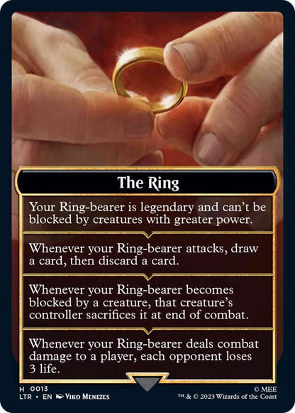 The Ring Token (13) // The Ring Tempts You Token (13) [H13] [The Lord of the Rings: Tales of Middle-earth: Tokens] [Non-Foil]