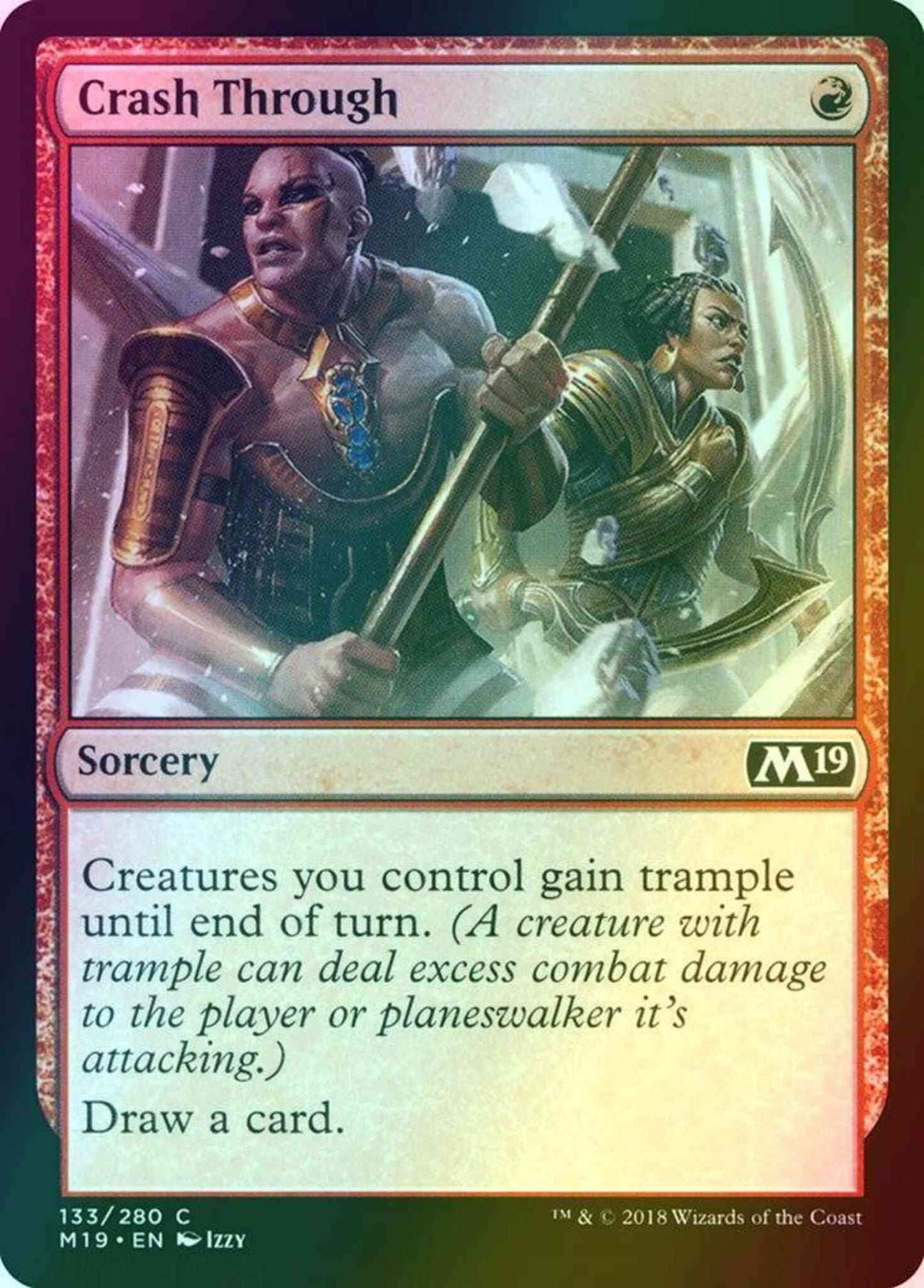 Crash Through [133] [Core Set 2019] [Foil]