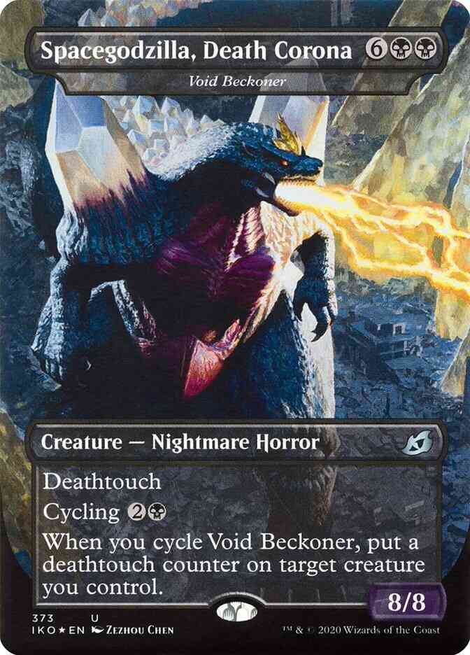 Spacegodzilla, Death Corona - Void Beckoner [373] [Alternate Art] [Godzilla] [Ikoria: Lair of Behemoths] [Non-Foil]