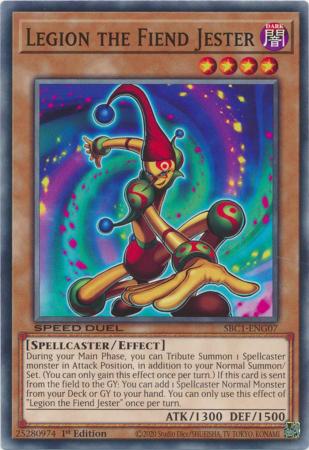 Legion the Fiend Jester - SBC1-ENG07 - Common - 1st Edition