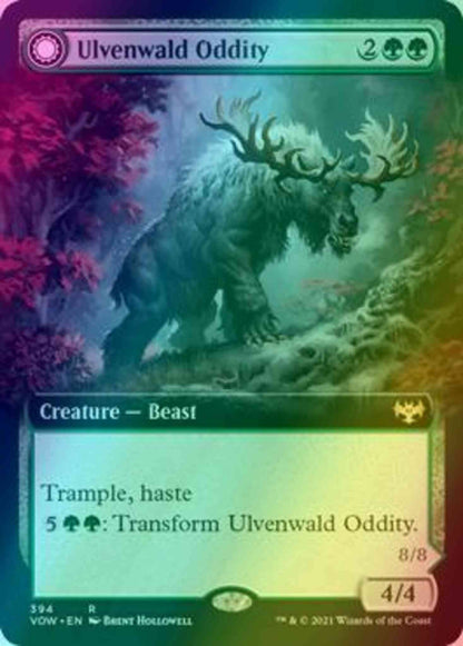 Ulvenwald Oddity // Ulvenwald Behemoth [394] [Extended Art] [Innistrad: Crimson Vow] [Foil]