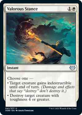 Valorous Stance [42] [Innistrad: Crimson Vow] [Non-Foil]