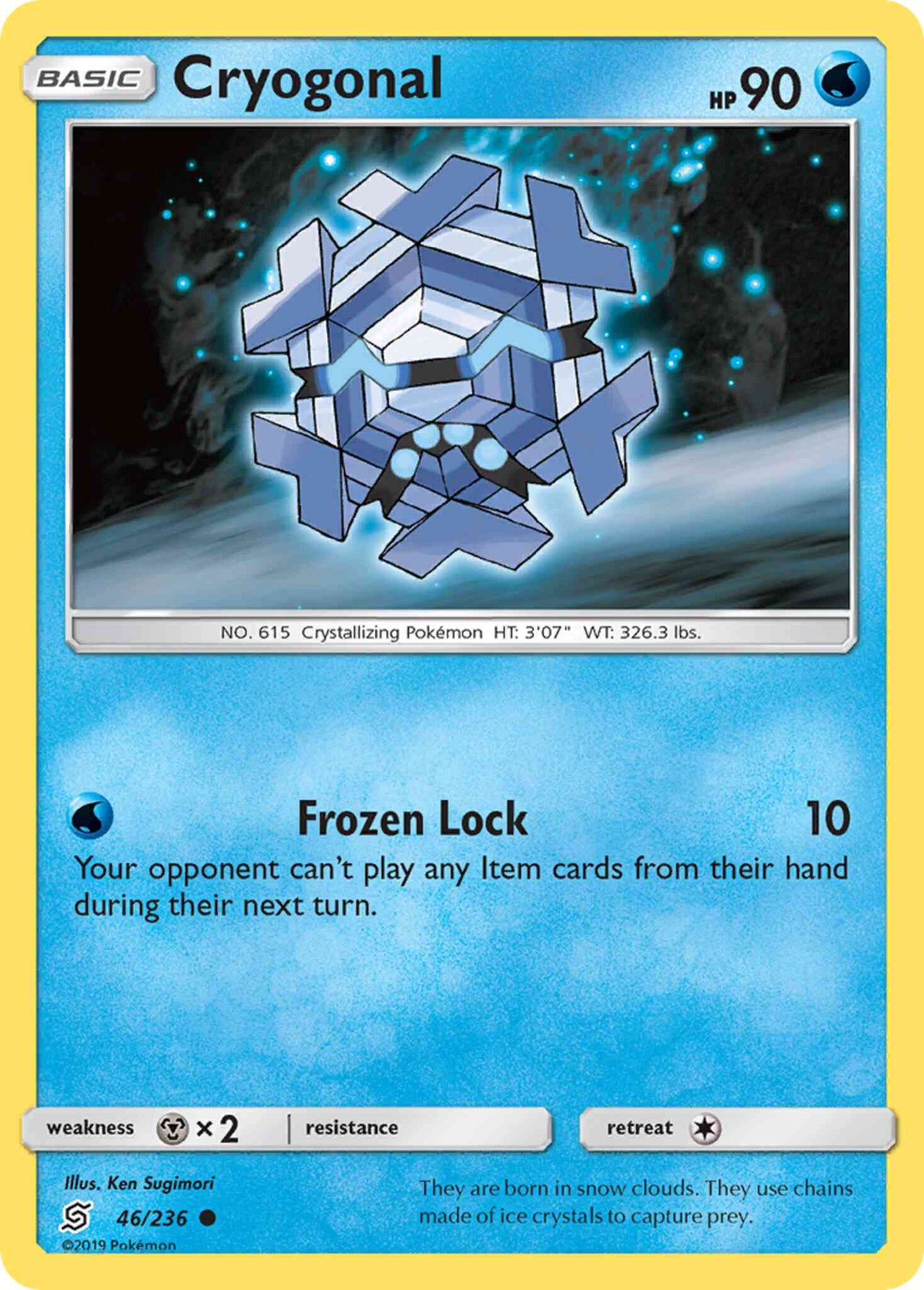 Cryogonal - 46/236 - Common [sm11-46] [Non-Holo]