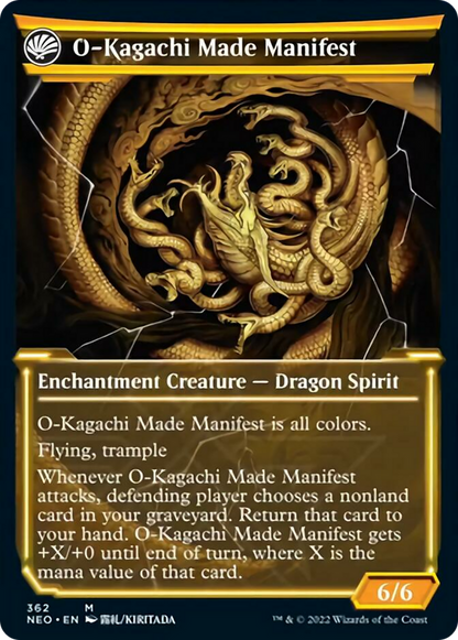 The Kami War // O-Kagachi Made Manifest [362] [Soft Glow Showcase] [Kamigawa: Neon Dynasty] [Non-Foil]