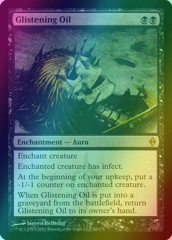 Glistening Oil [62] [New Phyrexia] [Foil]