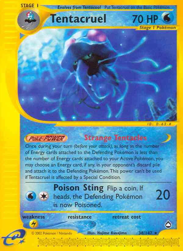 Tentacruel - 38/147 - Rare [ecard2-38] [Non-Holo]
