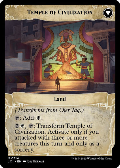 Ojer Taq, Deepest Foundation // Temple of Civilization [314] [Gods of Ixalan Showcase] [The Lost Caverns of Ixalan] [Non-Foil]