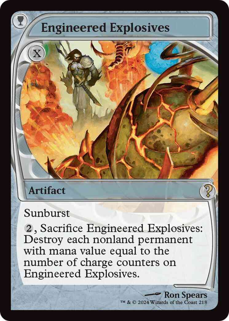 Engineered Explosives [218] [Future Frame] [Mystery Booster 2] [Non-Foil]