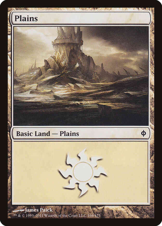 Plains [166] [New Phyrexia] [Non-Foil]