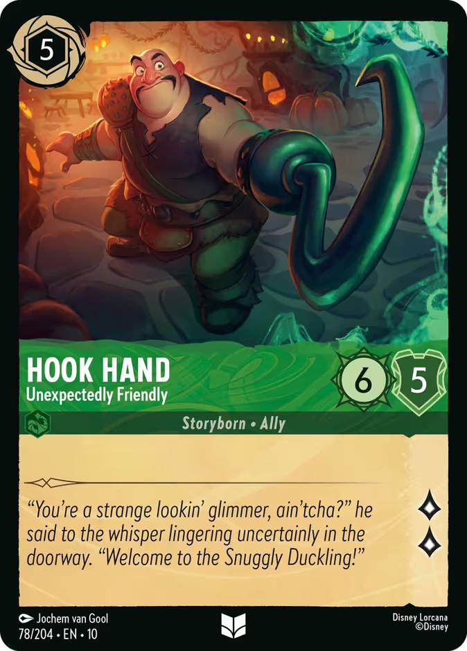 Hook Hand - Unexpectedly Friendly - 78/204 [Whispers in the Well] [Non-Foil]