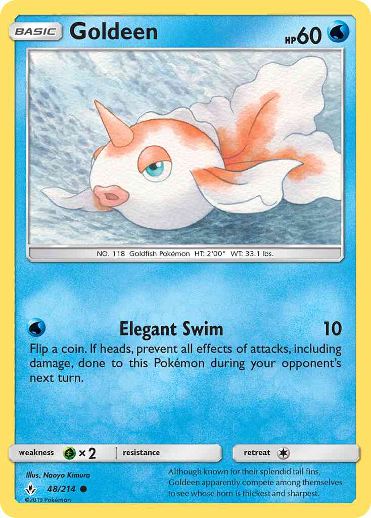 Goldeen - 48/214 - Common [sm10-48] [Non-Holo]