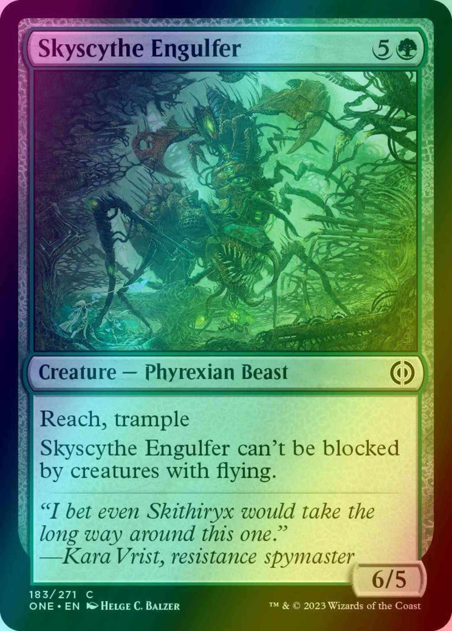 Skyscythe Engulfer [183] [Phyrexia: All Will Be One] [Foil]