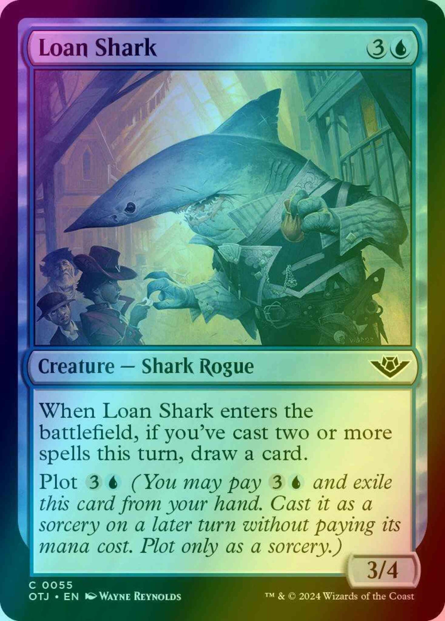 Loan Shark [55] [Outlaws of Thunder Junction] [Foil]