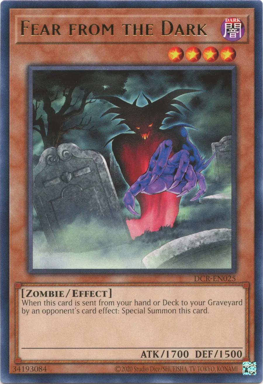 Fear from the Dark - 25th Anniversary - DCR-EN025 - Rare - Unlimited