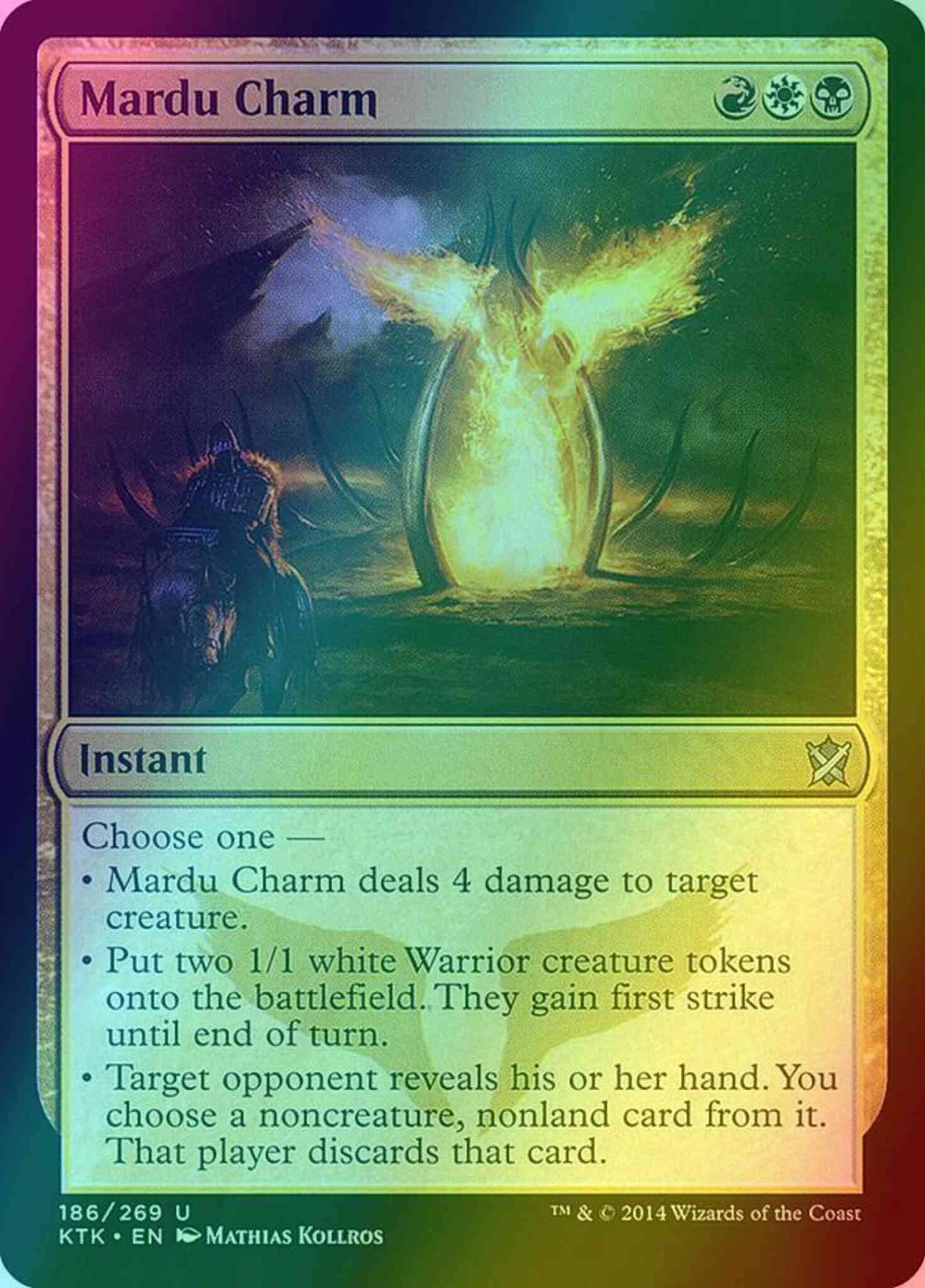 Mardu Charm [186] [Khans Of Tarkir] [Foil]