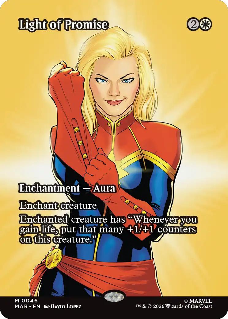 Light of Promise [46] [Borderless] [Source Material] [Marvel Universe] [Non-Foil]