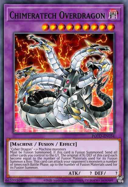 Chimeratech Overdragon - GLD1-EN029 - Gold Rare - Limited