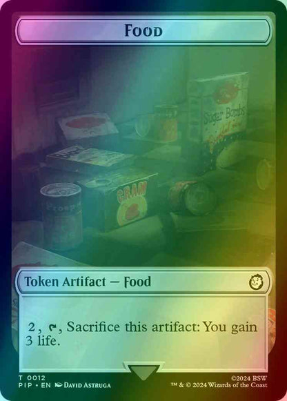Food Token (12) // Thopter Token (17) [Fallout: Tokens] [Foil]