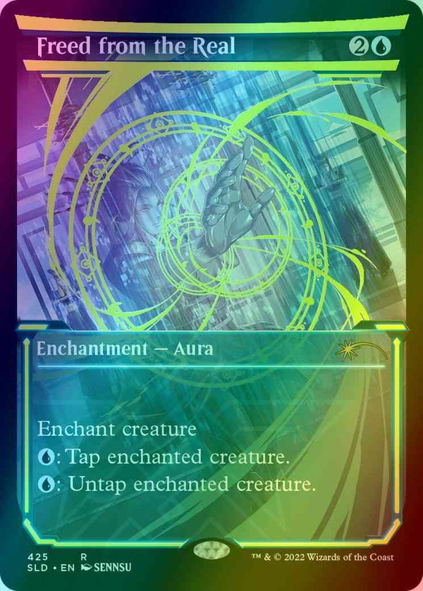 Freed from the Real [0425] [Neon Ink Showcase] [Showcase: Neon Dynasty] [Secret Lair Drop] [Foil]