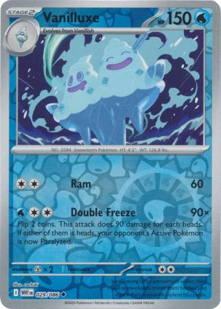 Vanilluxe - 029/086 - Uncommon [sv105w-029] [Reverse Holo]